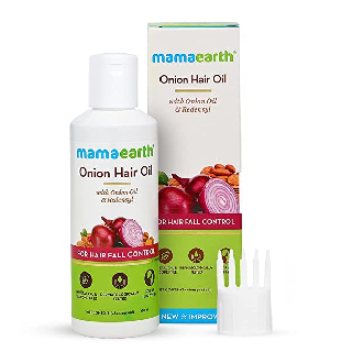 Buy Mamaearth Onion Hair Oil for Hair Growth & Hair Fall Control with Redensyl 150ml